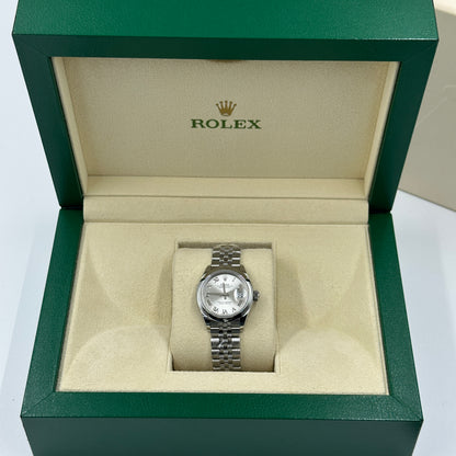 Rolex Lady-Datejust 28 279160 Silver Roman Jubilee