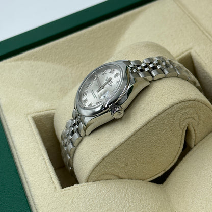 Rolex Lady-Datejust 28 279160 Silver Roman Jubilee