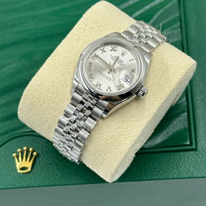 Rolex Lady-Datejust 28 279160 Silver Roman Jubilee