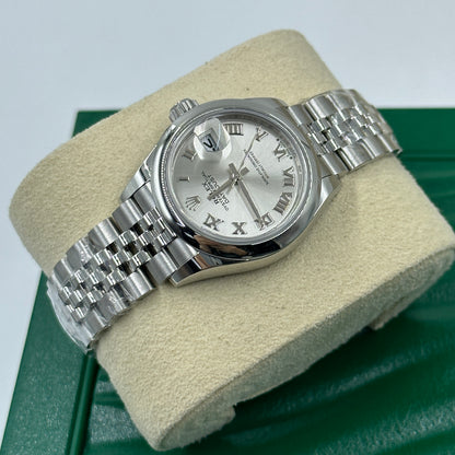 Rolex Lady-Datejust 28 279160 Silver Roman Jubilee