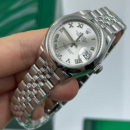 Rolex Lady-Datejust 28 279160 Silver Roman Jubilee