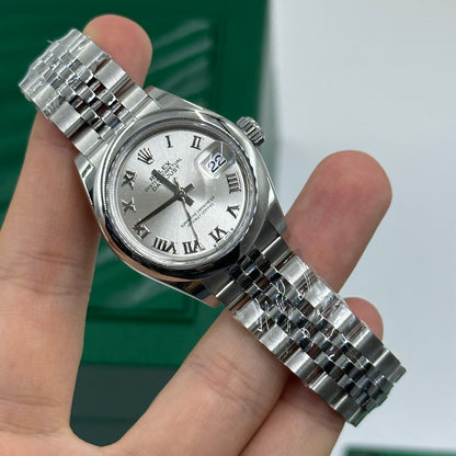 Rolex Lady-Datejust 28 279160 Silver Roman Jubilee
