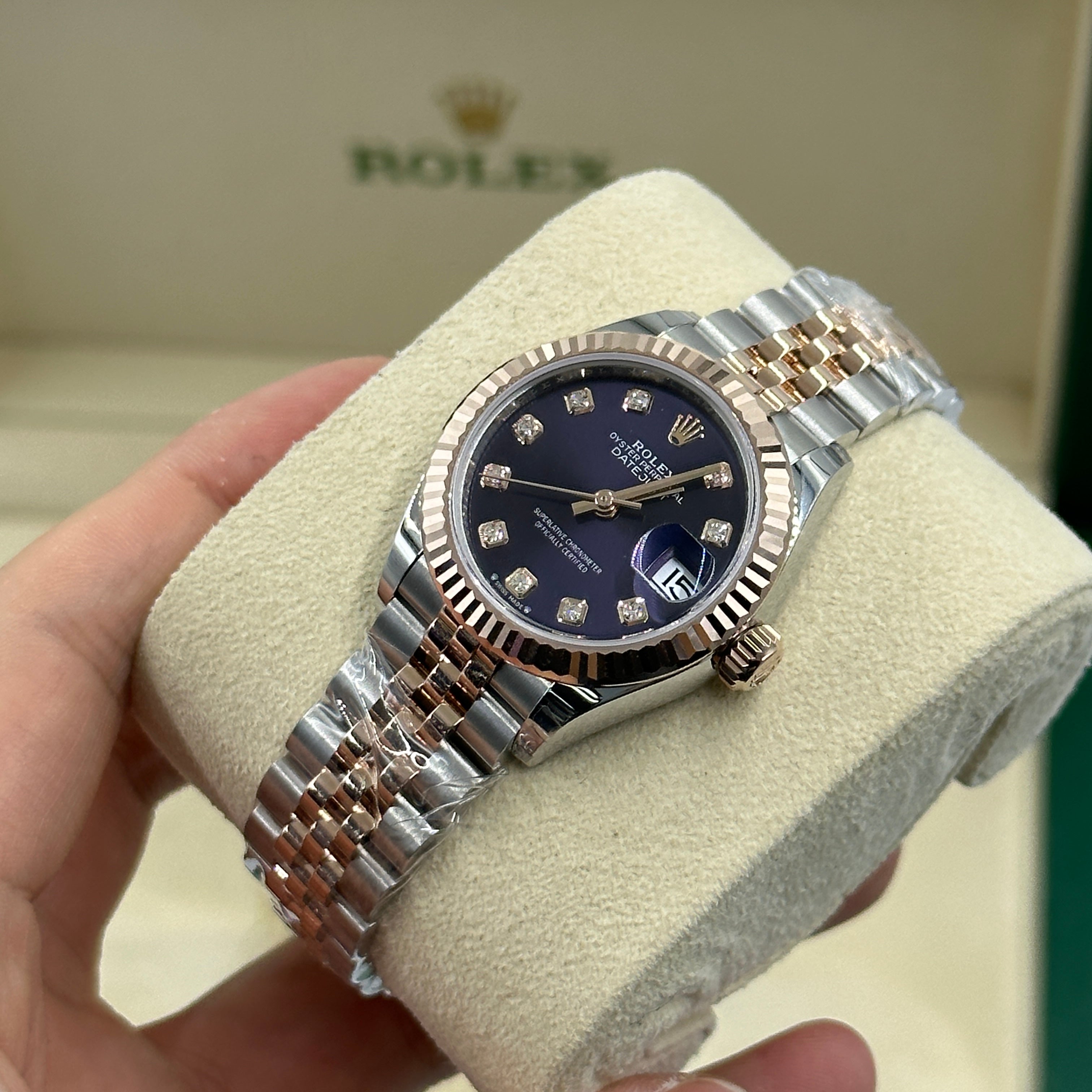 Rolex Lady-Datejust 279171G Lila Jubiläum 2025