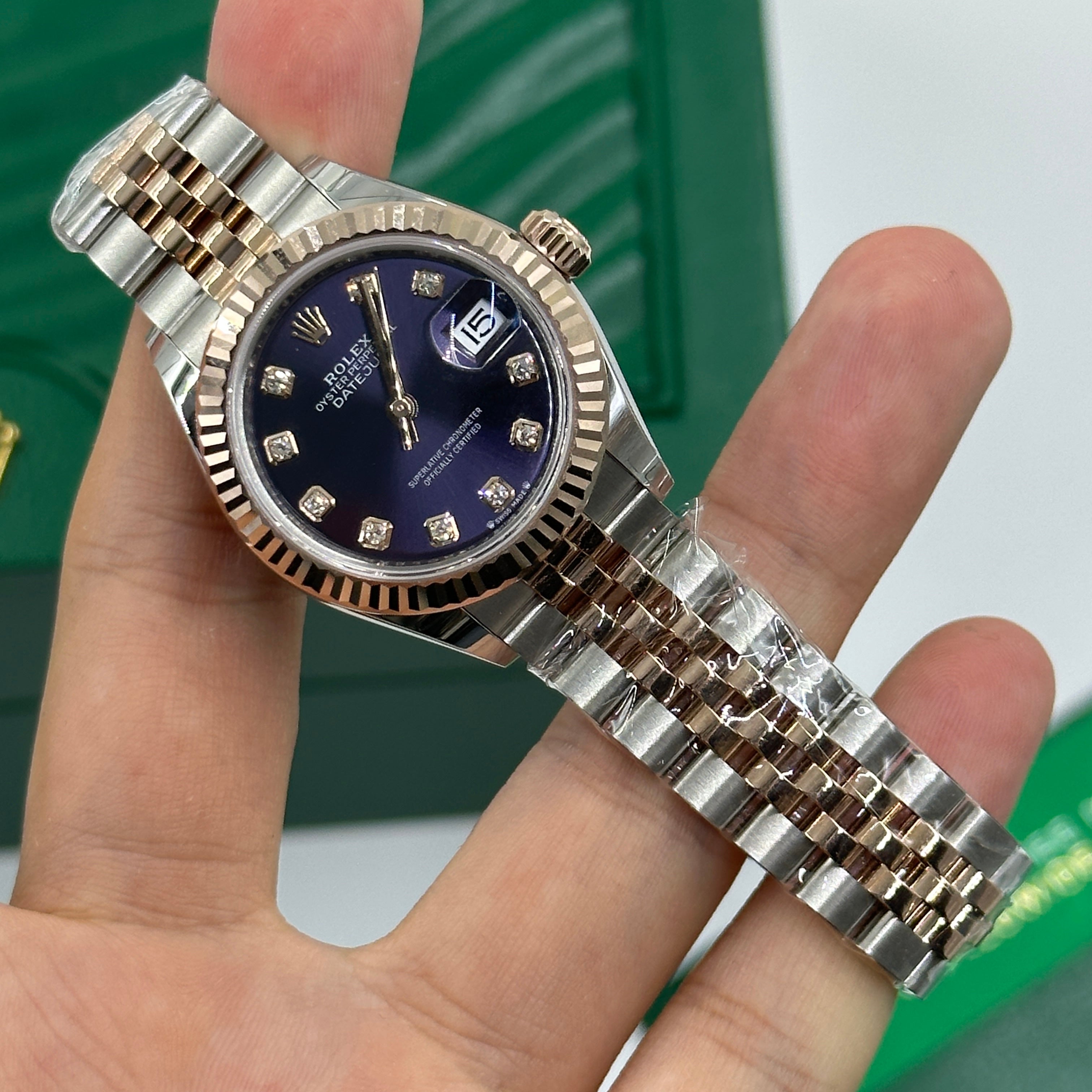 Rolex Lady-Datejust 279171G Lila Jubiläum 2025