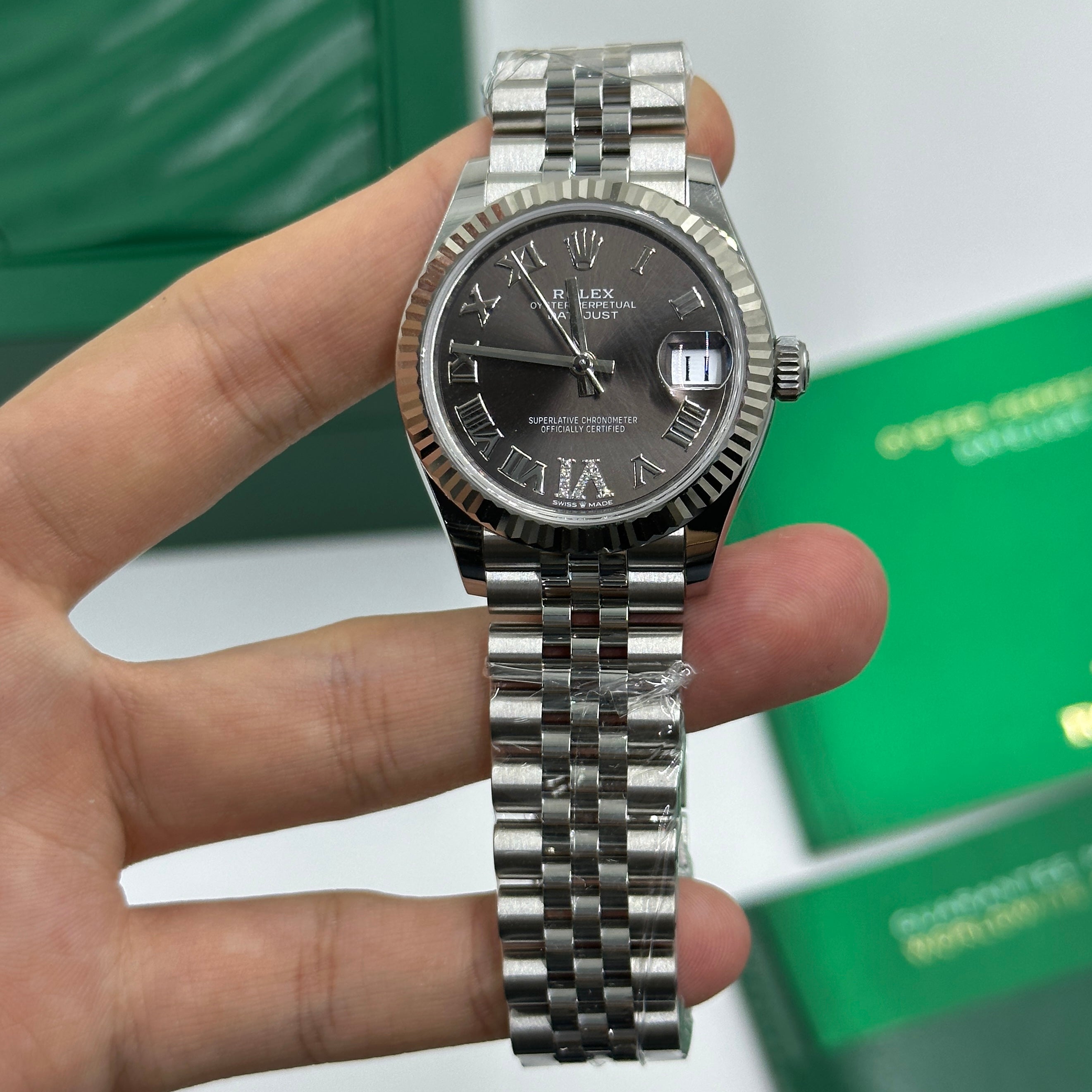 Rolex Datejust 31 278274 VI Graues römisches Jubiläum 2024