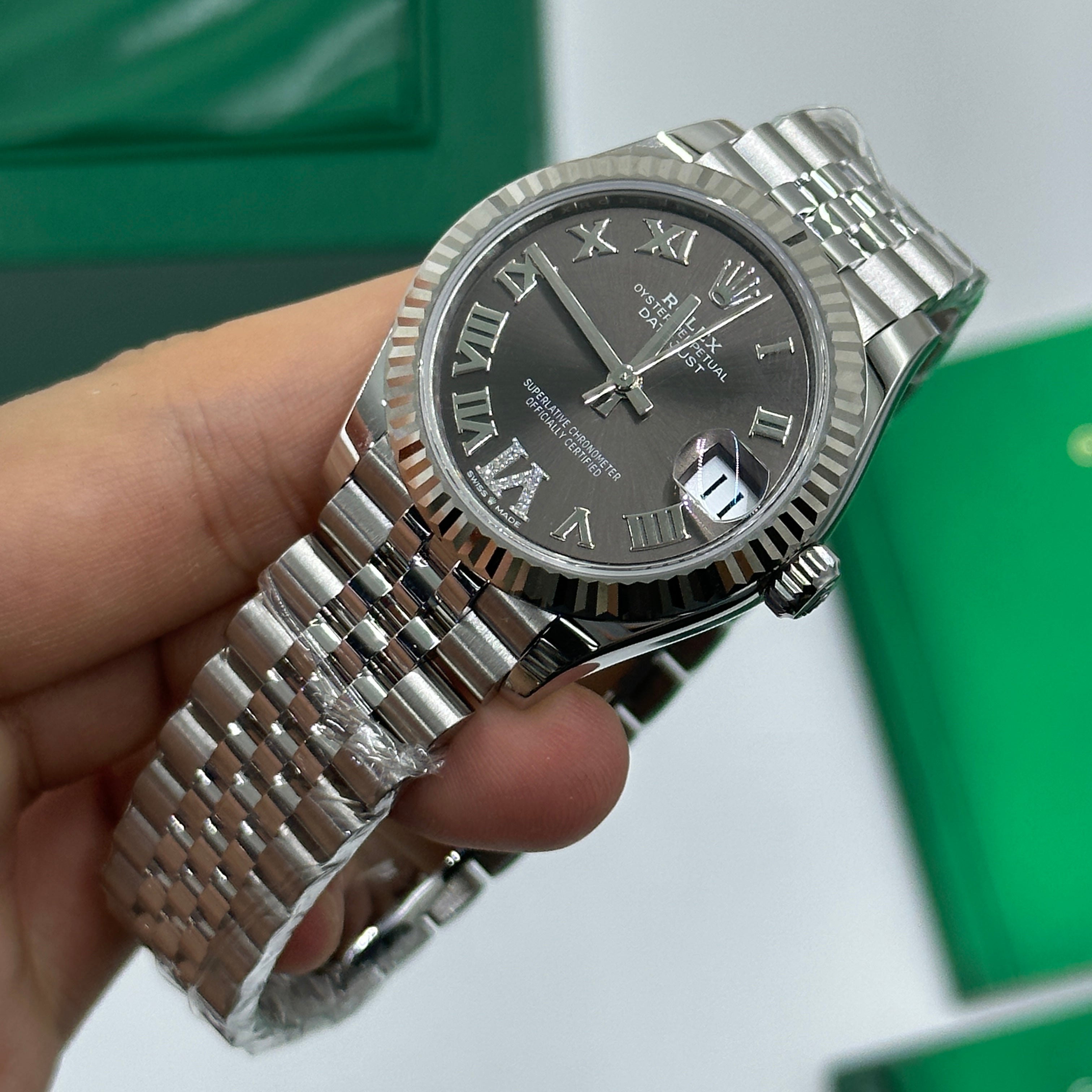 Rolex Datejust 31 278274 VI Graues römisches Jubiläum 2024