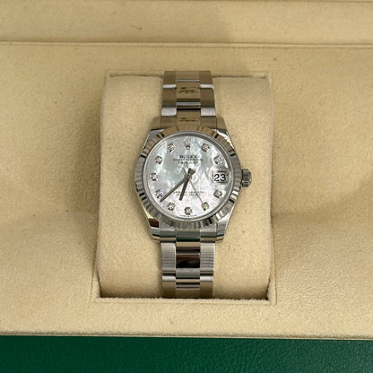 Rolex Datejust 31 278274 NG White Mother of Pearl Oyster