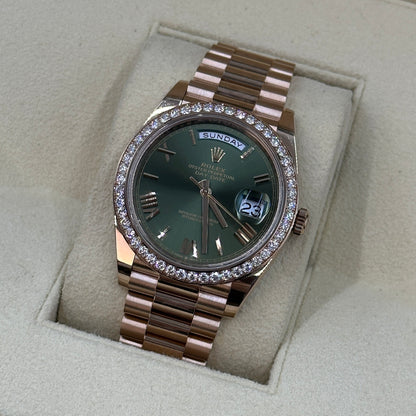 Rolex Day-Date 40 228345RBR Green Roman 2024