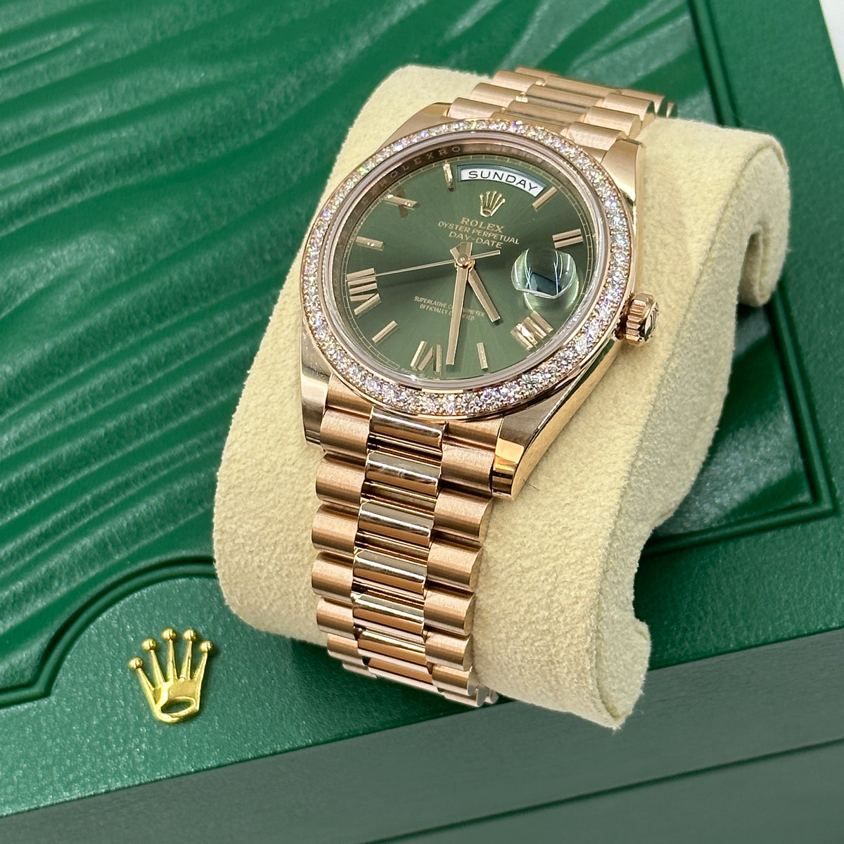 Rolex Day-Date 40 228345RBR Green Roman  m228345rbr-0011 2026