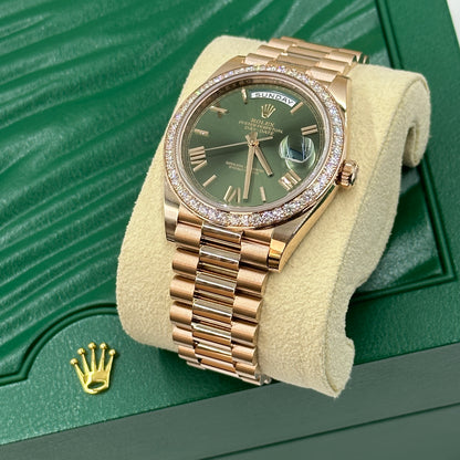 Rolex Day-Date 40 228345RBR Green Roman  m228345rbr-0011 2026