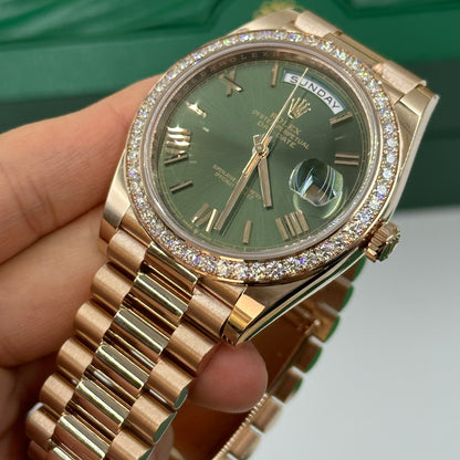 Rolex Day-Date 40 228345RBR Green Roman  m228345rbr-0011 2026