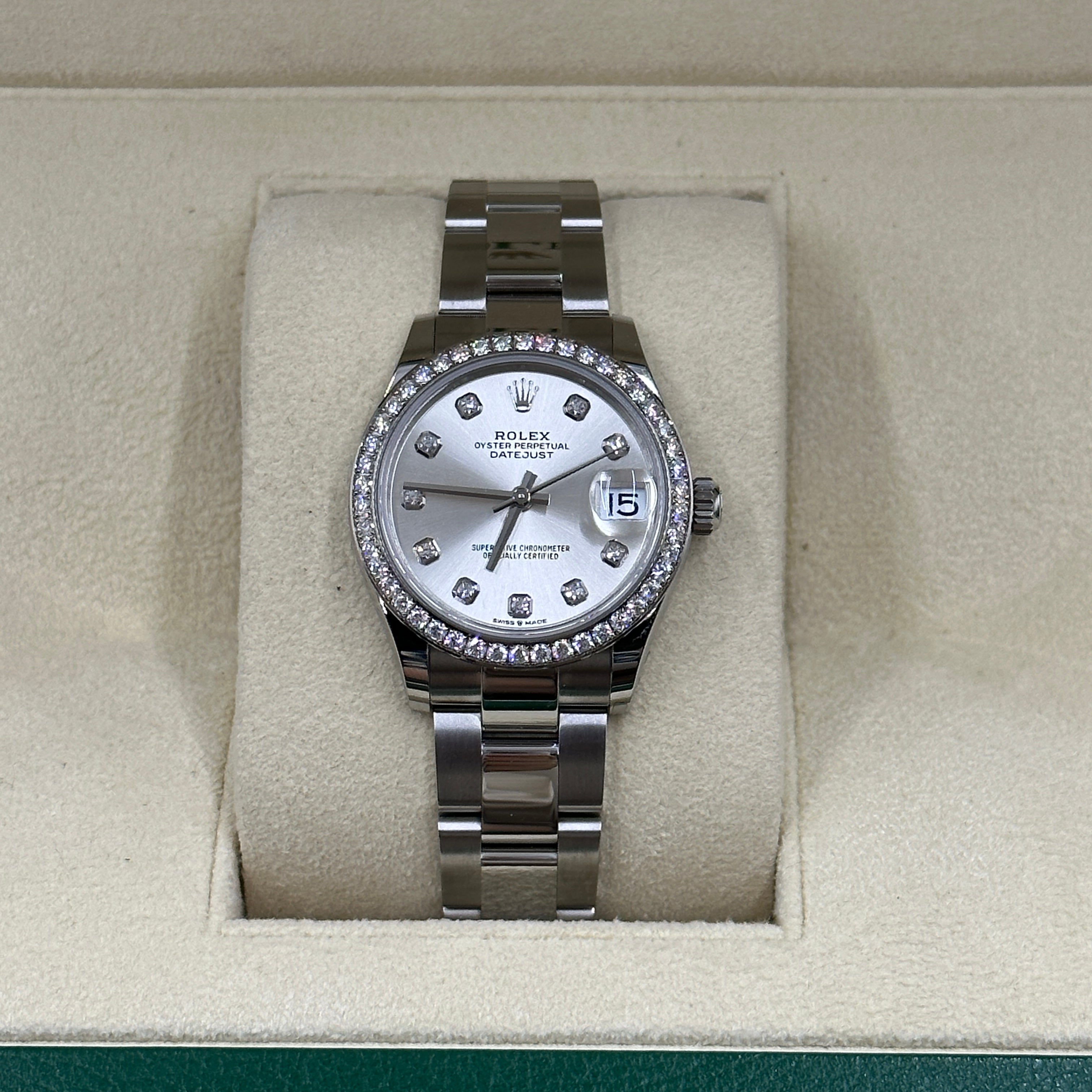 Rolex Datejust 31 278384RBR G Silver Oyster