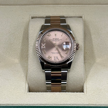 Rolex Datejust 36 126231 Rosa VIIX Roman Oyster 2025