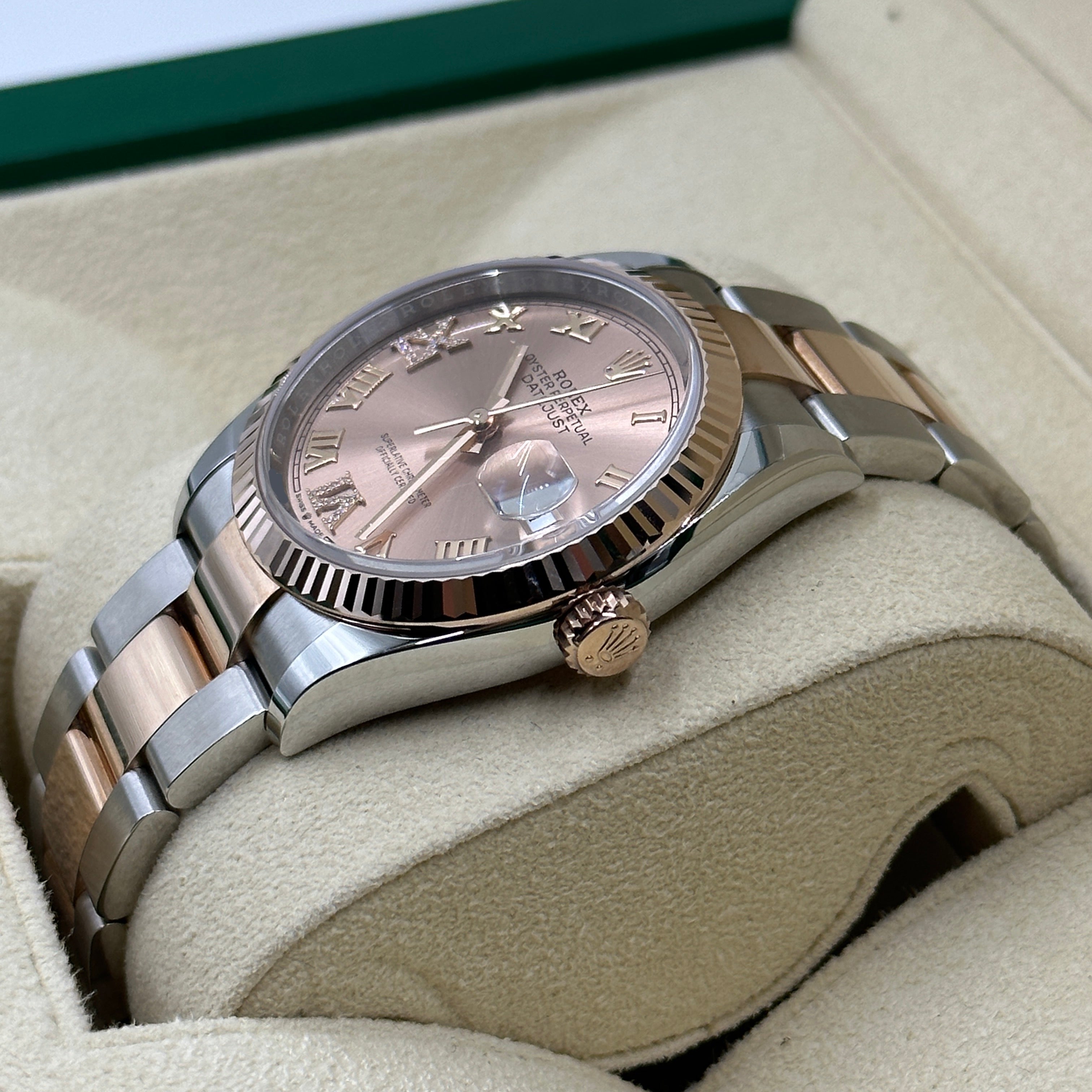 Rolex Datejust 36 126231 Rosa VIIX Roman Oyster 2025