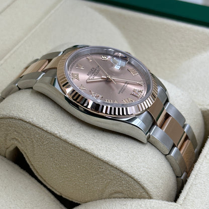 Rolex Datejust 36 126231 Rosa VIIX Roman Oyster 2025