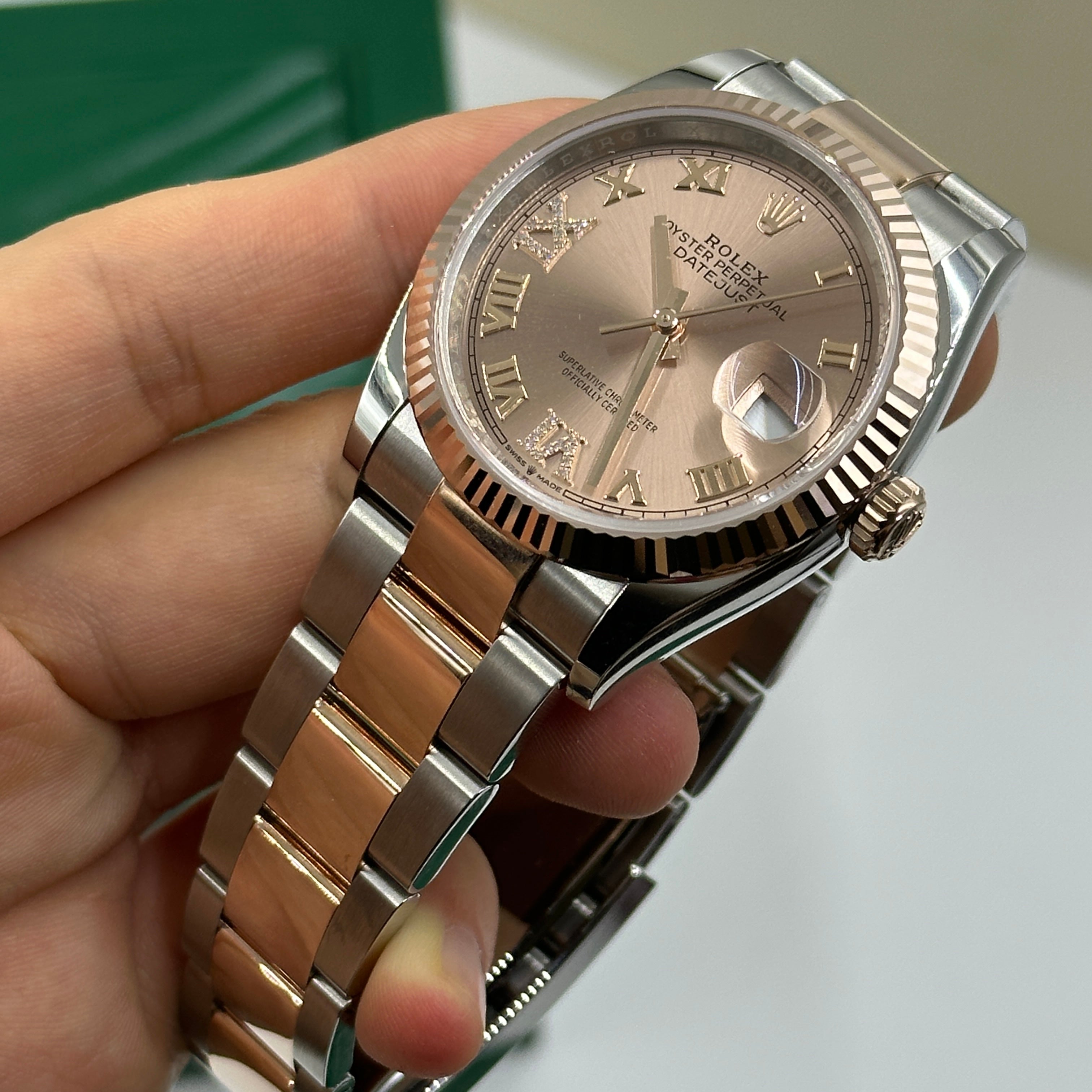 Rolex Datejust 36 126231 Rosa VIIX Roman Oyster 2025