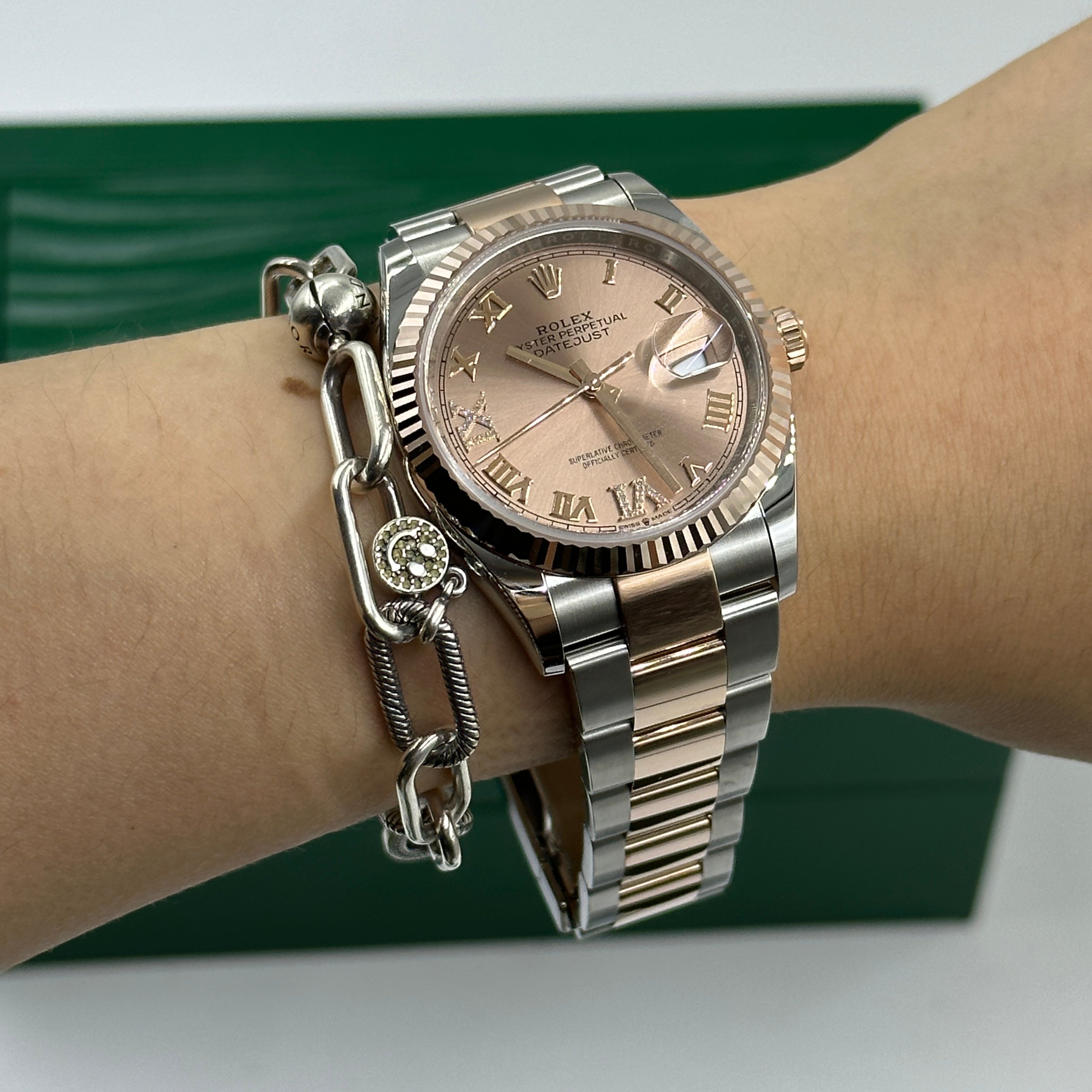 Rolex Datejust 36 126231 Rosa VIIX Roman Oyster 2025