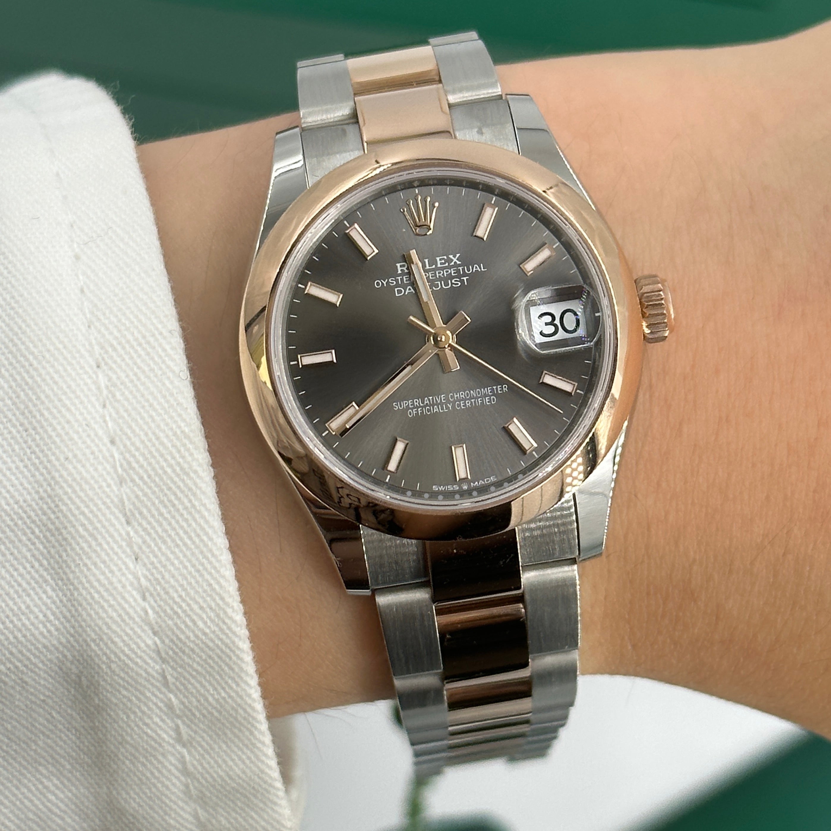 Rolex Datejust 31 278241 Grau Index Oyster 2024