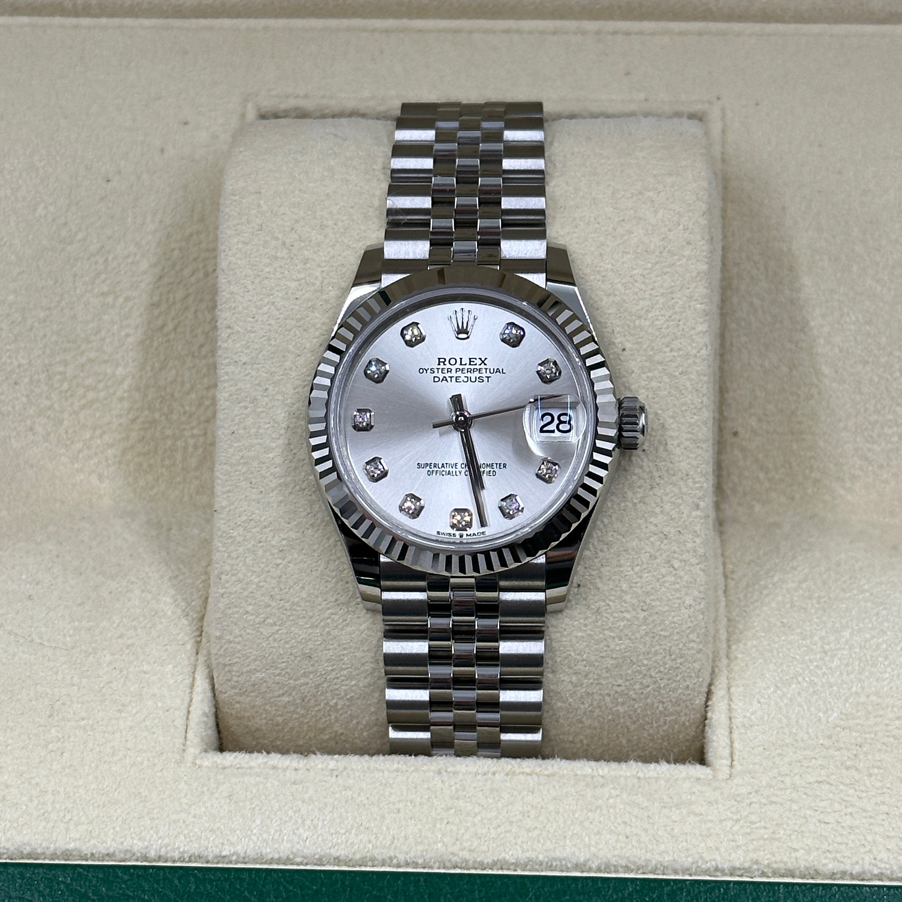 ROLEX Datejust 31MM 278274G SILVER JUB