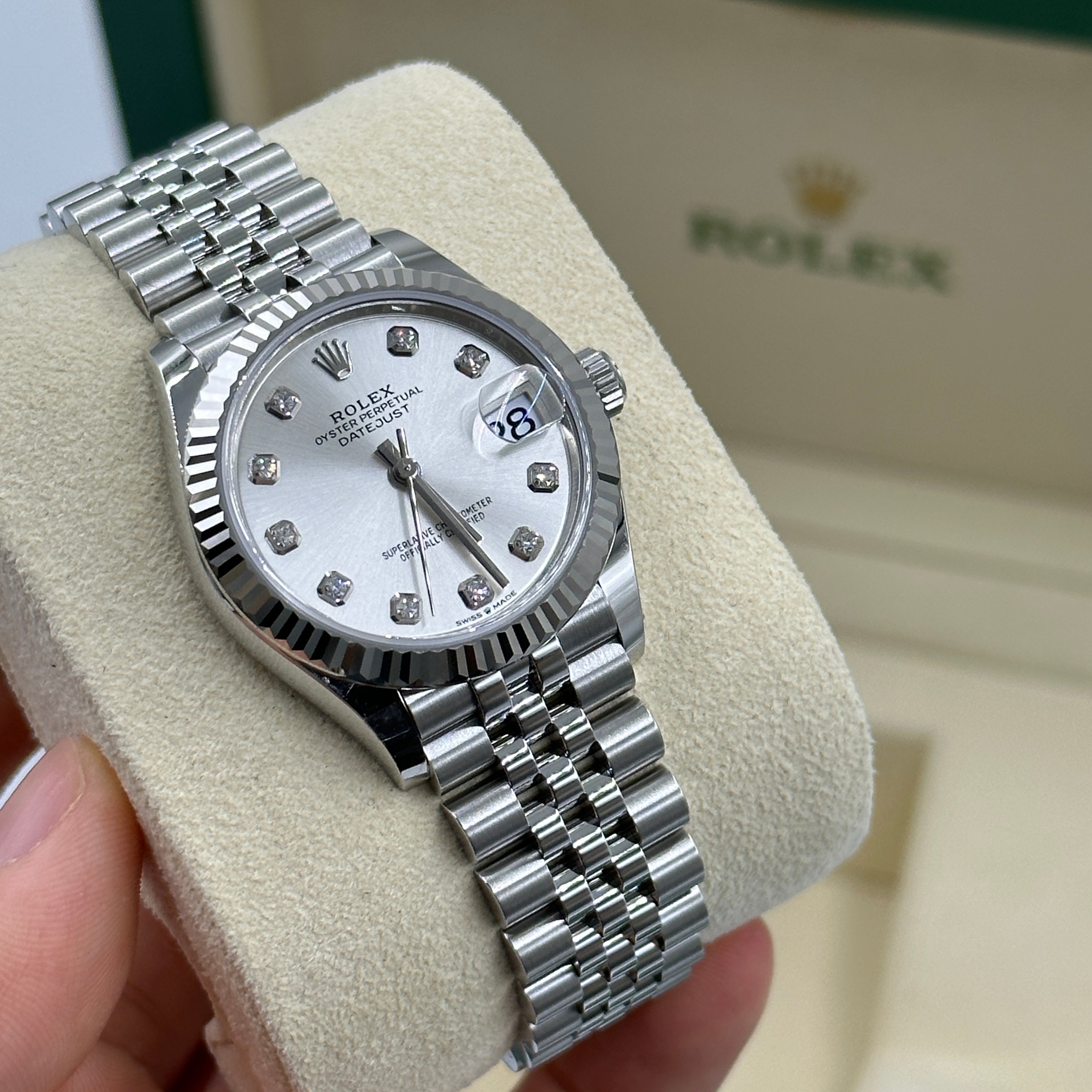 ROLEX Datejust 31MM 278274G SILVER JUB