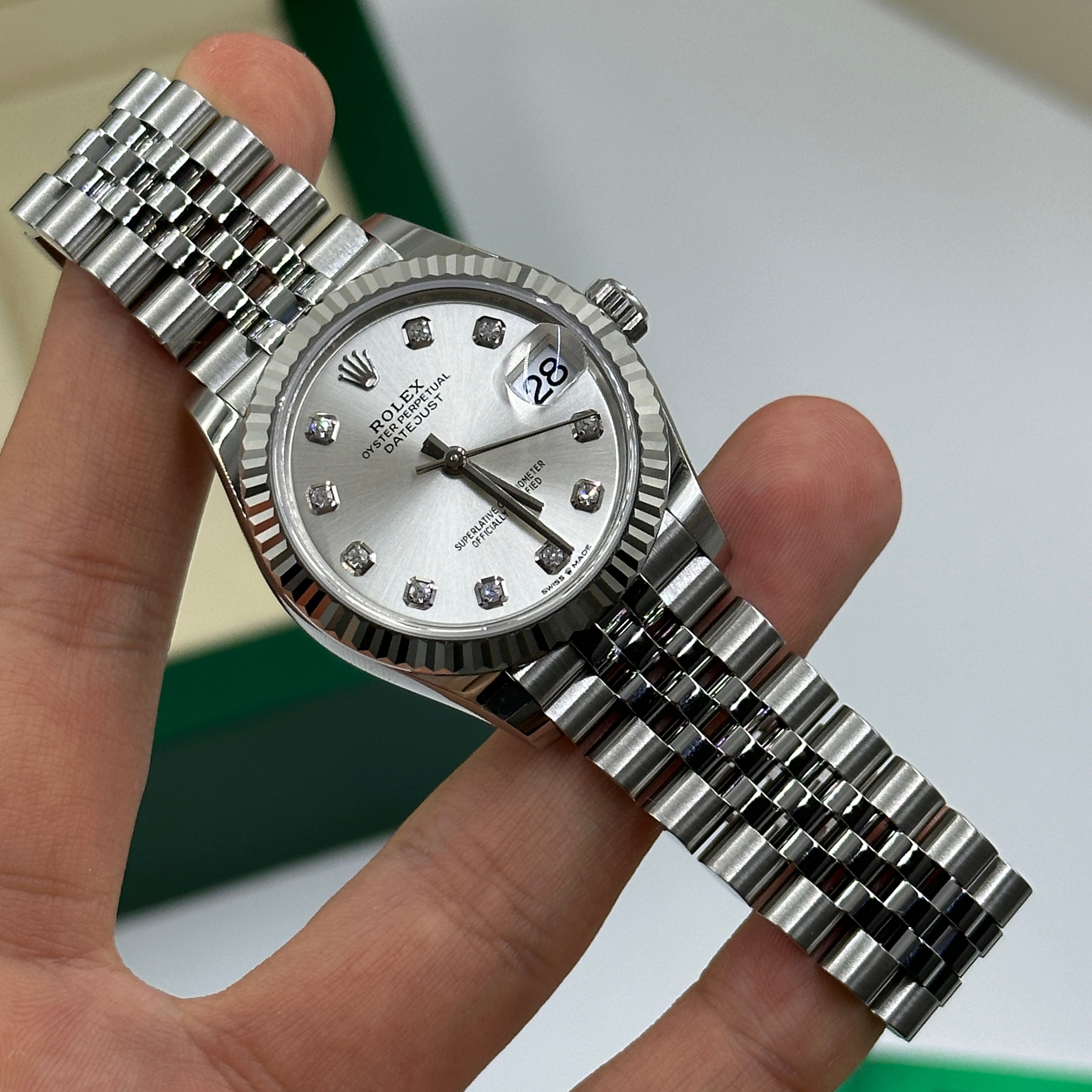 ROLEX Datejust 31MM 278274G SILVER JUB