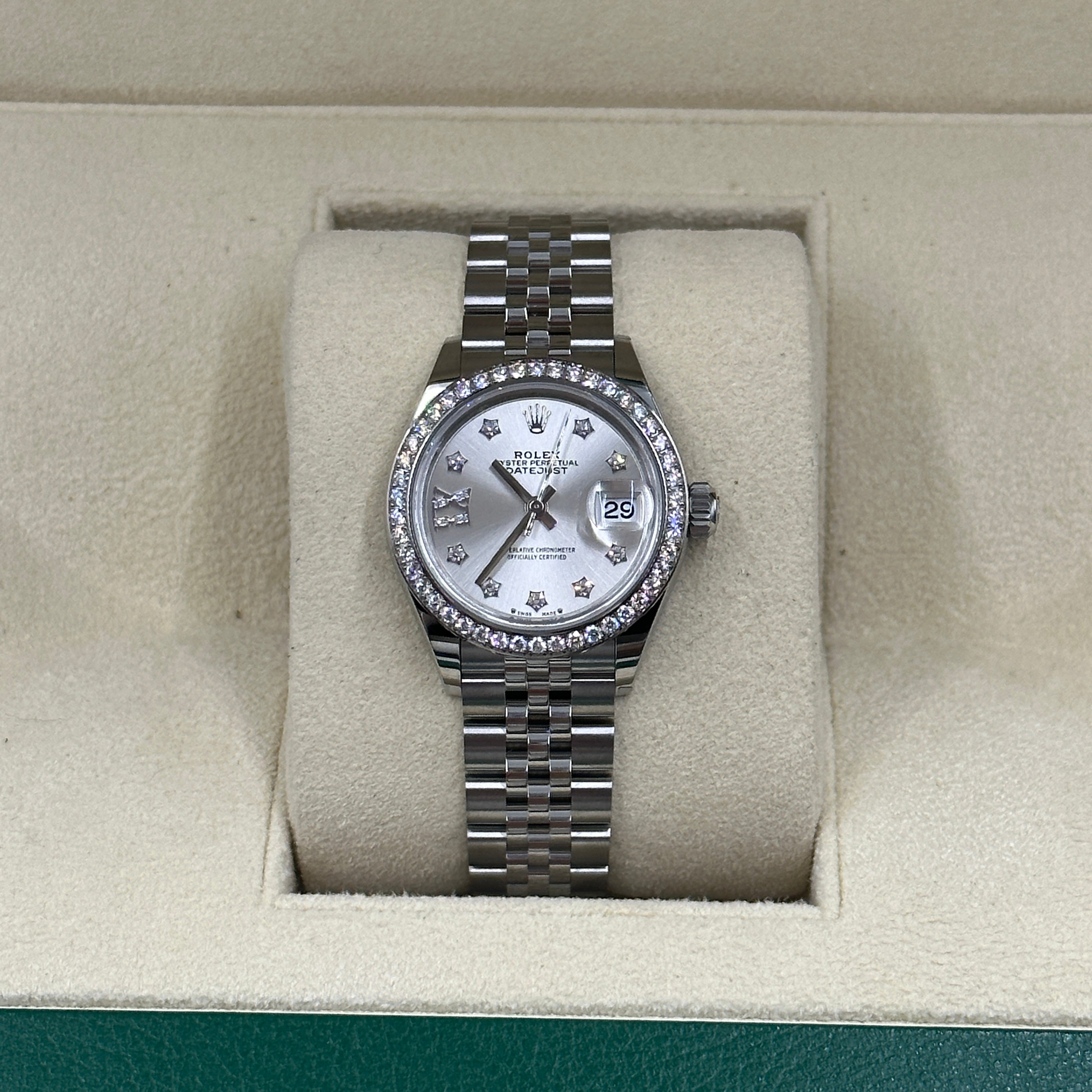 Rolex Lady-Datejust m279384RBR-0021 silver star diamons jub 2026