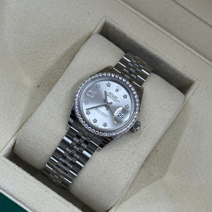 Rolex Lady-Datejust m279384RBR-0021 silver star diamons jub 2026