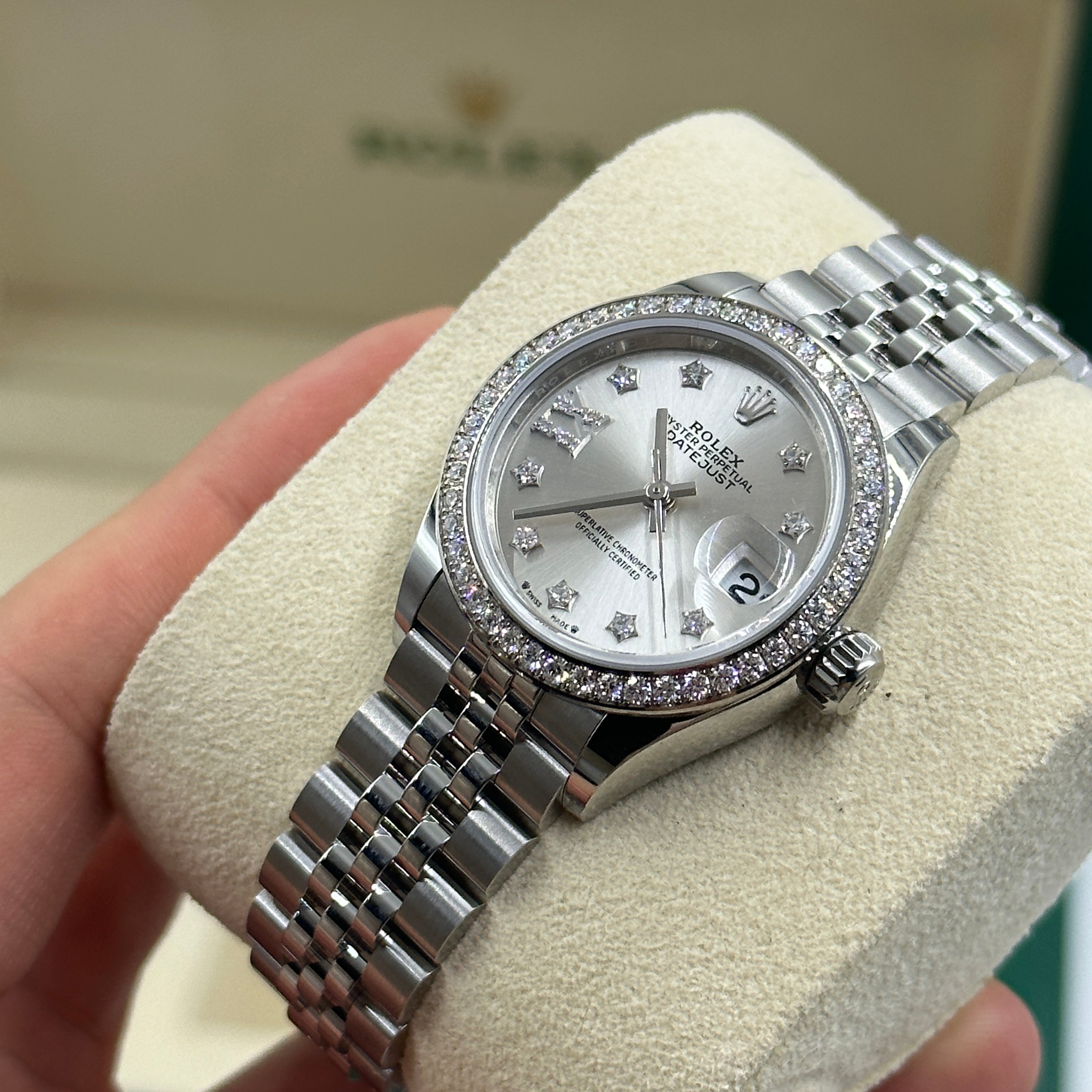 Rolex Lady-Datejust m279384RBR-0021 silver star diamons jub 2026
