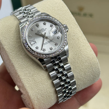 Rolex Lady-Datejust m279384RBR-0021 silver star diamons jub 2026