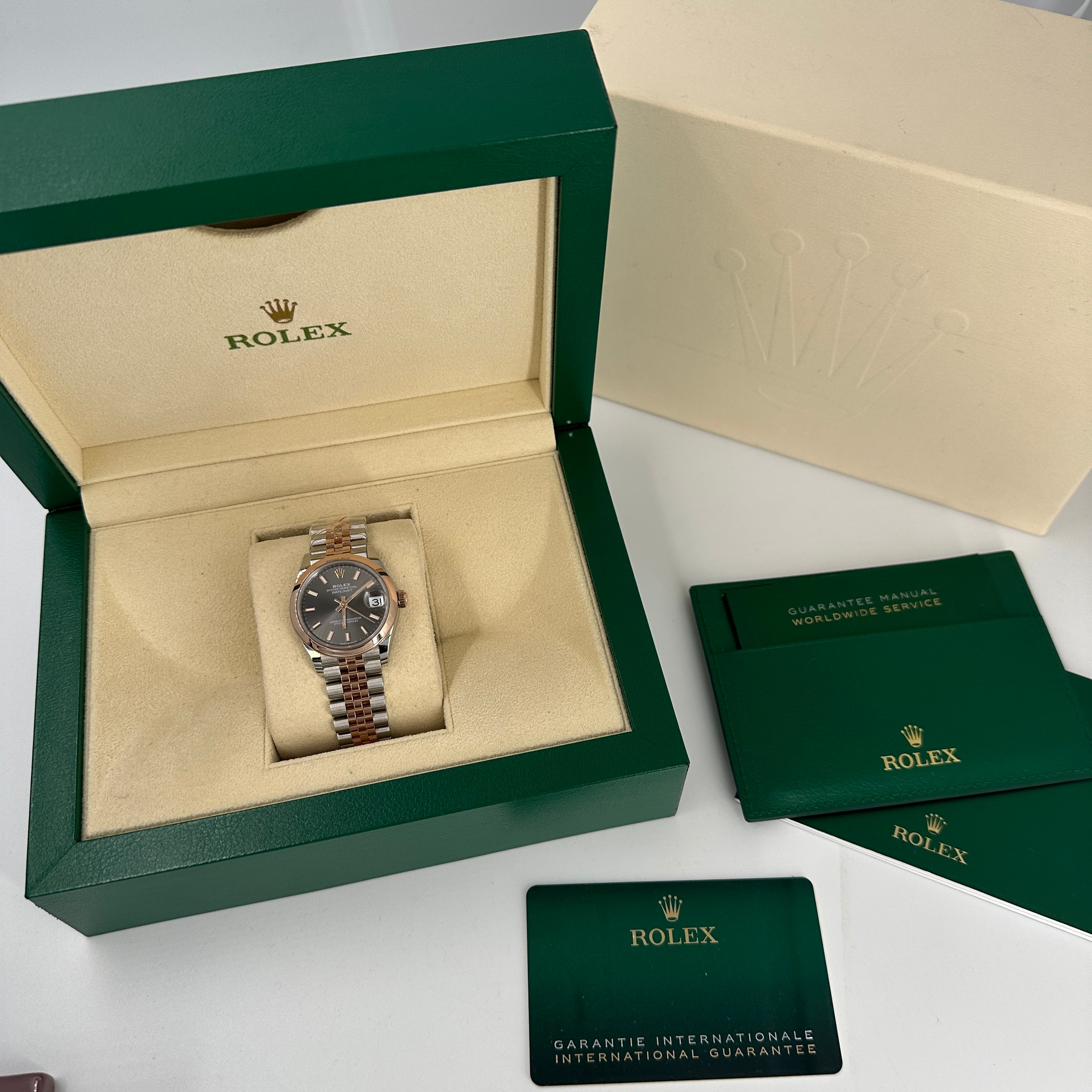 Rolex Datejust 31 278241 Grau Index Jubilee 2024
