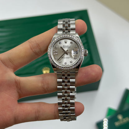 Rolex Lady-Datejust m279384RBR-0021 silver star diamons jub 2026
