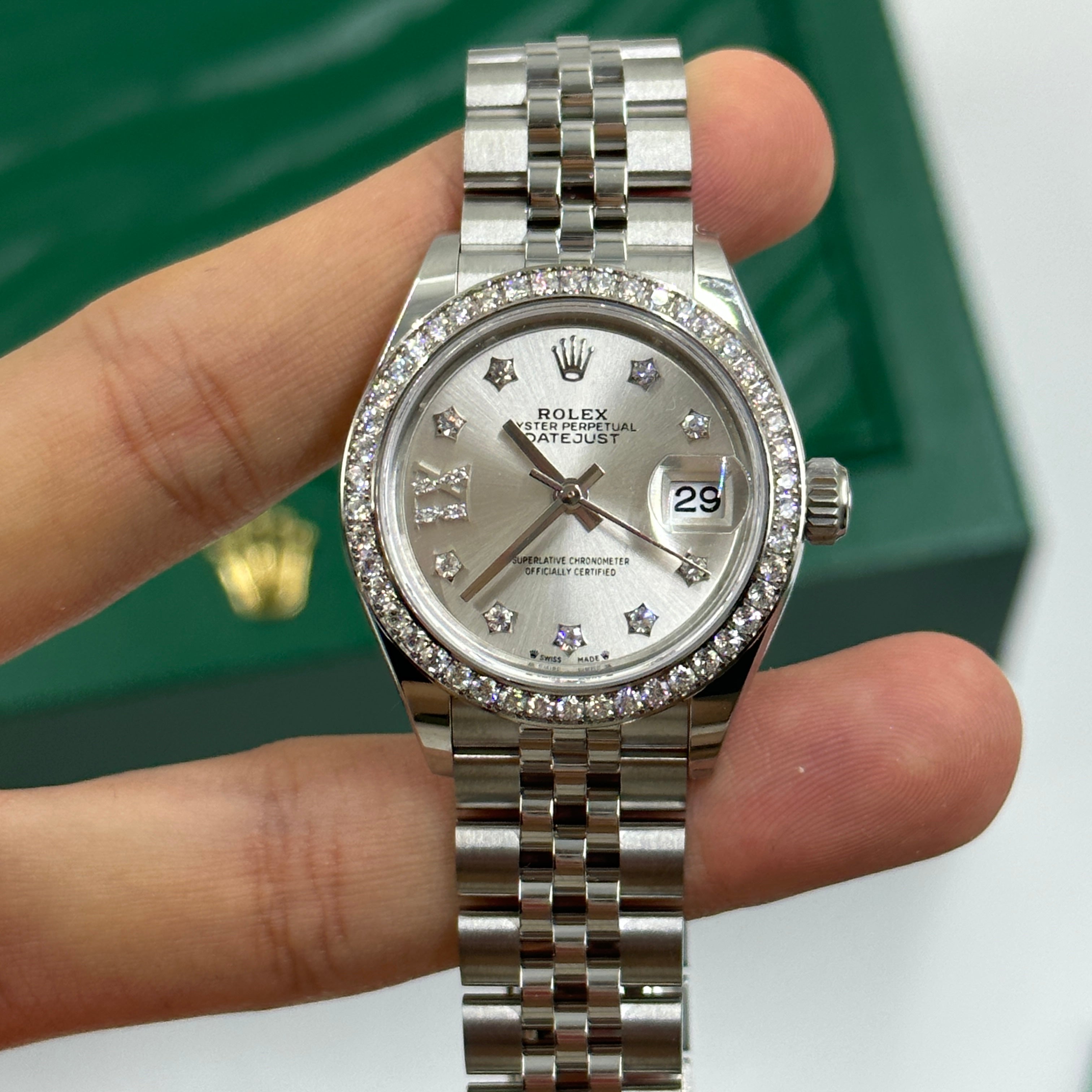 Rolex Lady-Datejust m279384RBR-0021 silver star diamons jub 2026