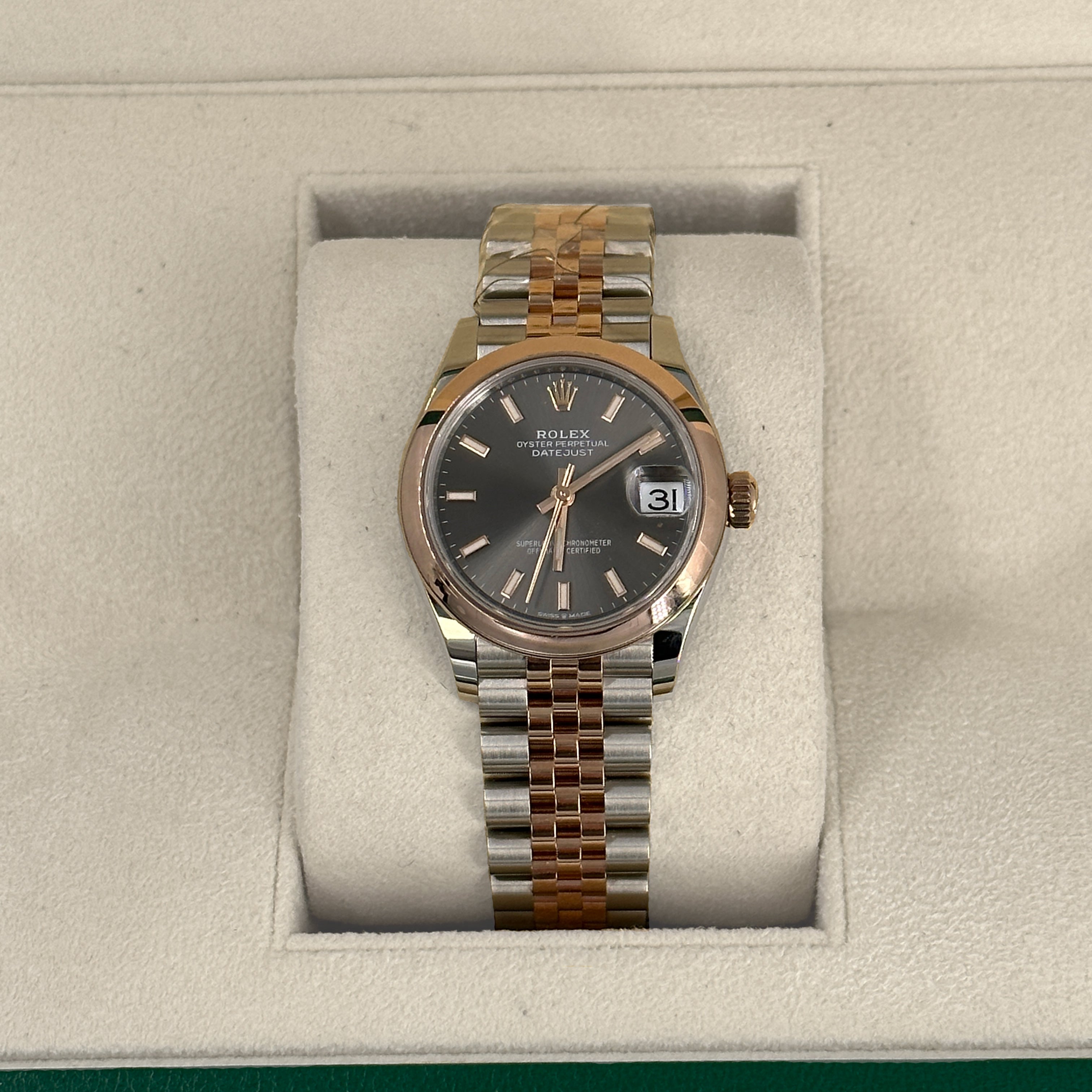 Rolex Datejust 31 278241 Grau Index Jubilee 2024