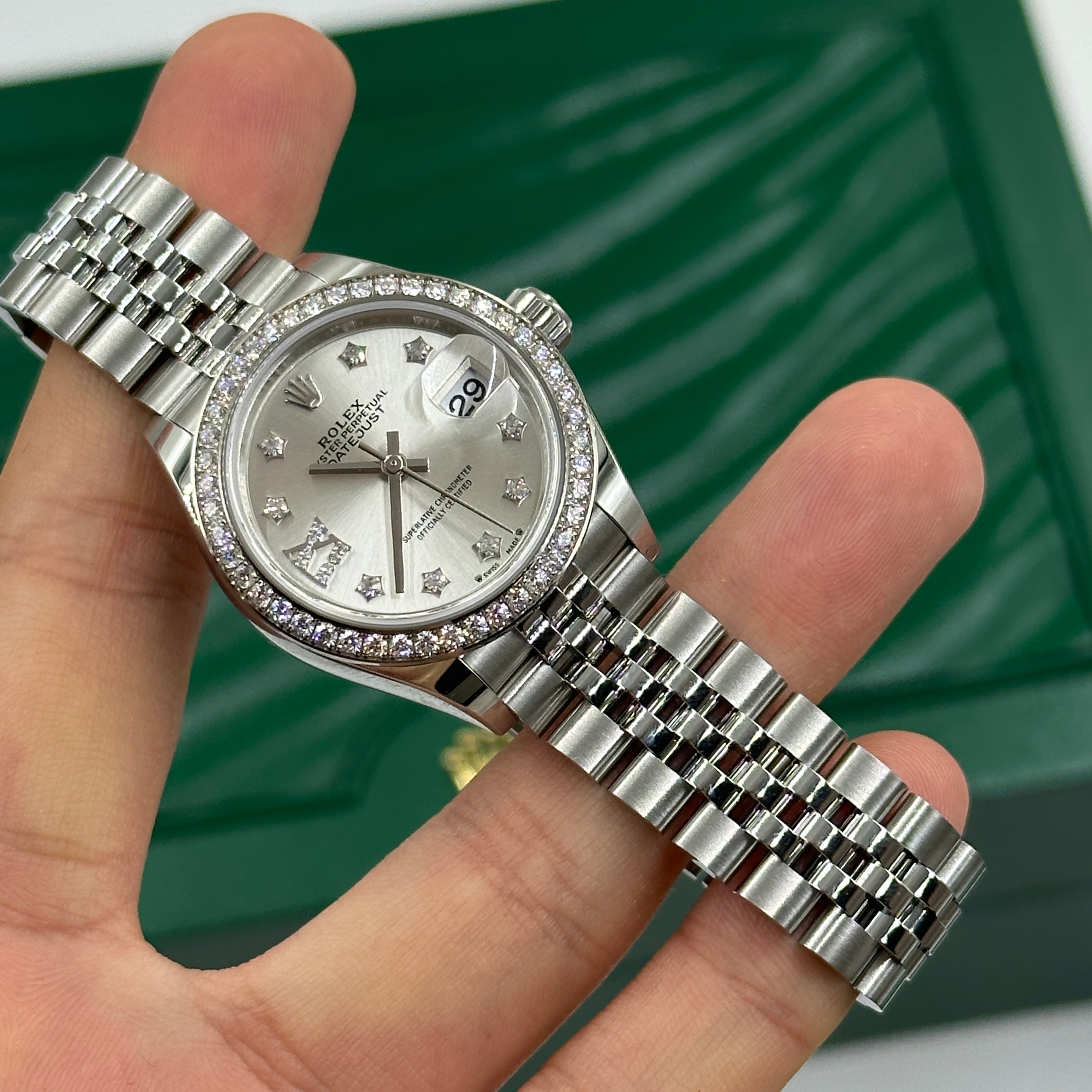Rolex Lady-Datejust m279384RBR-0021 silver star diamons jub 2026