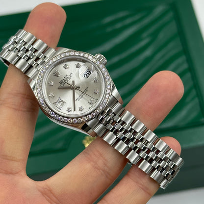 Rolex Lady-Datejust m279384RBR-0021 silver star diamons jub 2026