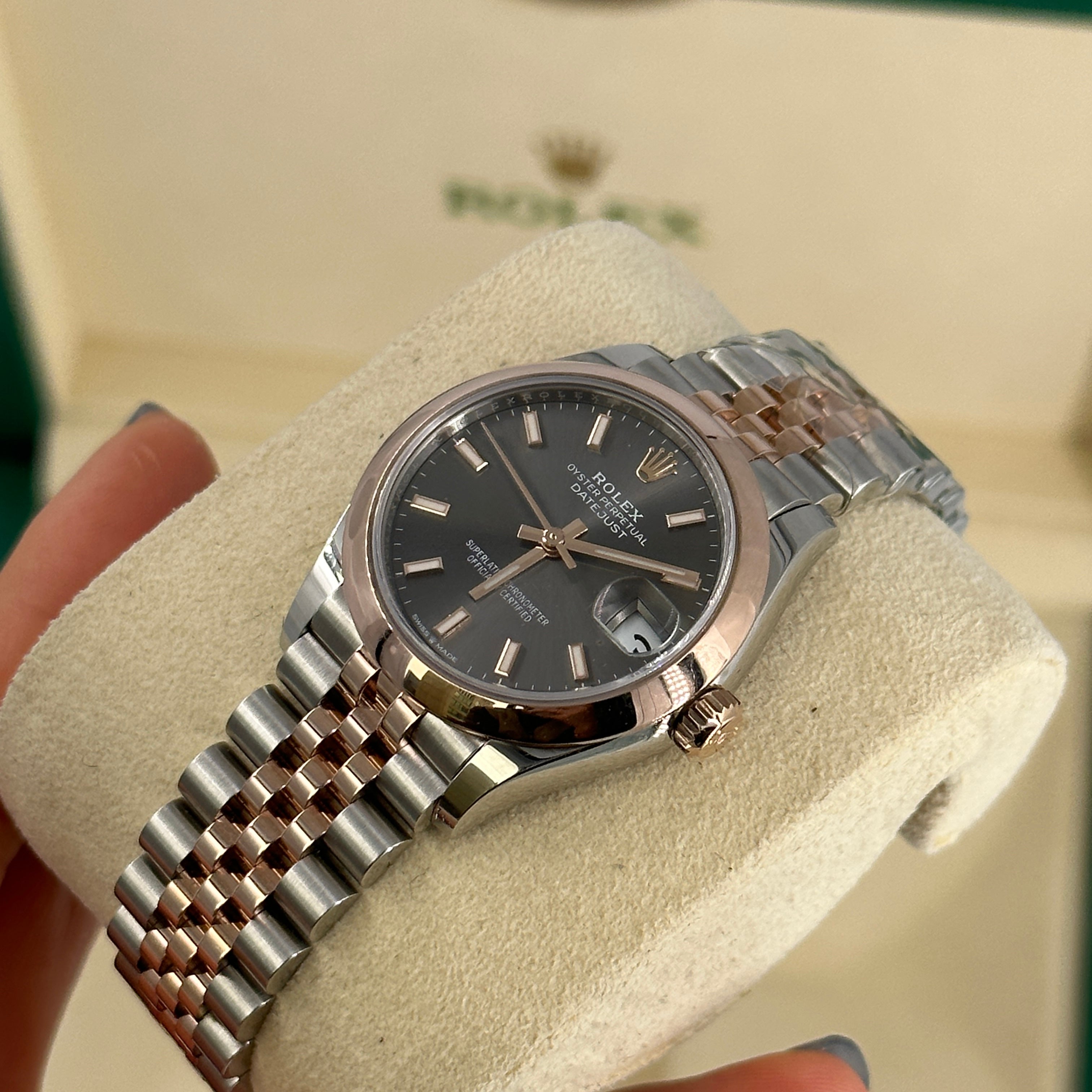 Rolex Datejust 31 278241 Grau Index Jubilee 2024