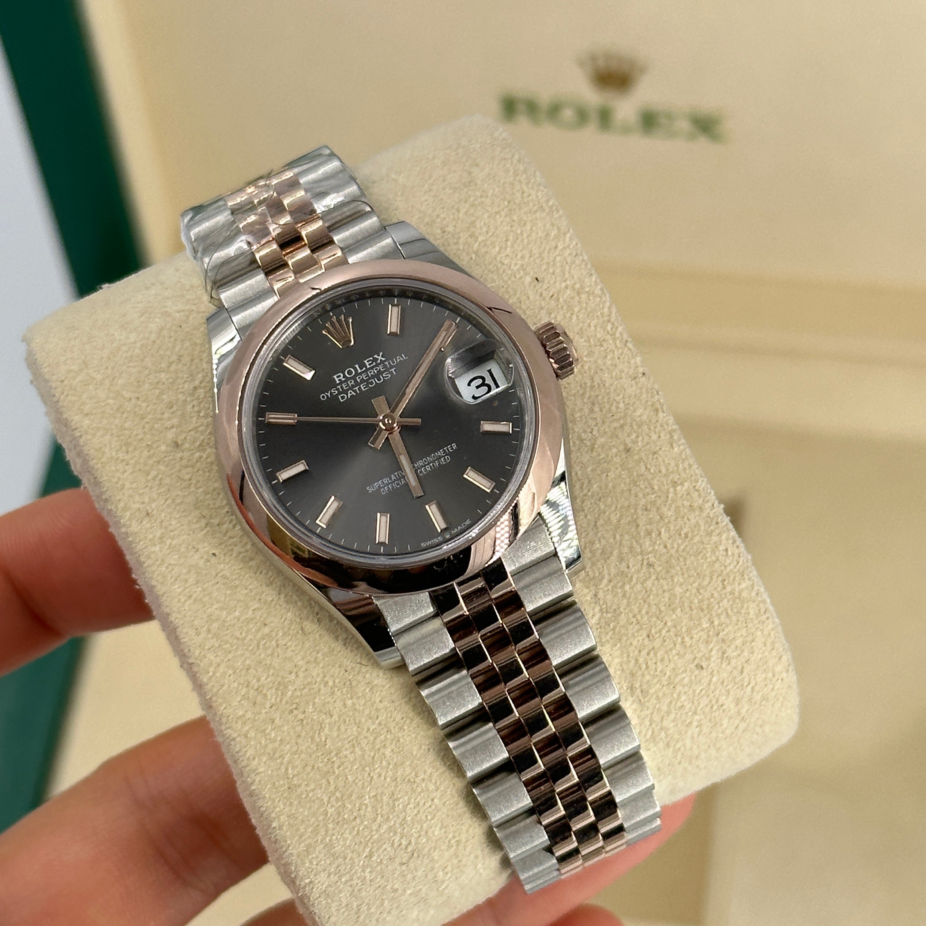 Rolex Datejust 31 278241 Grau Index Jubilee 2024