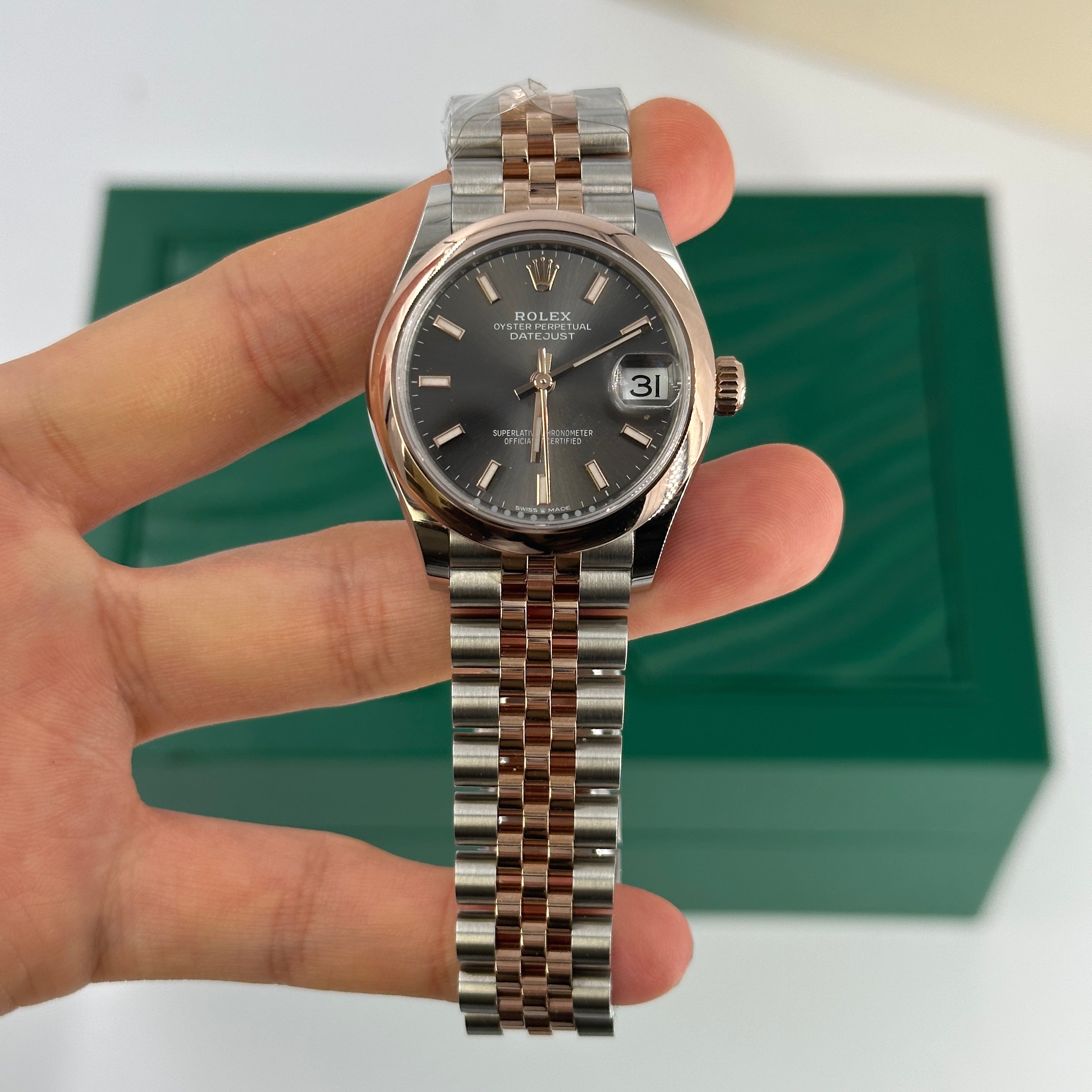 Rolex Datejust 31 278241 Grau Index Jubilee 2024
