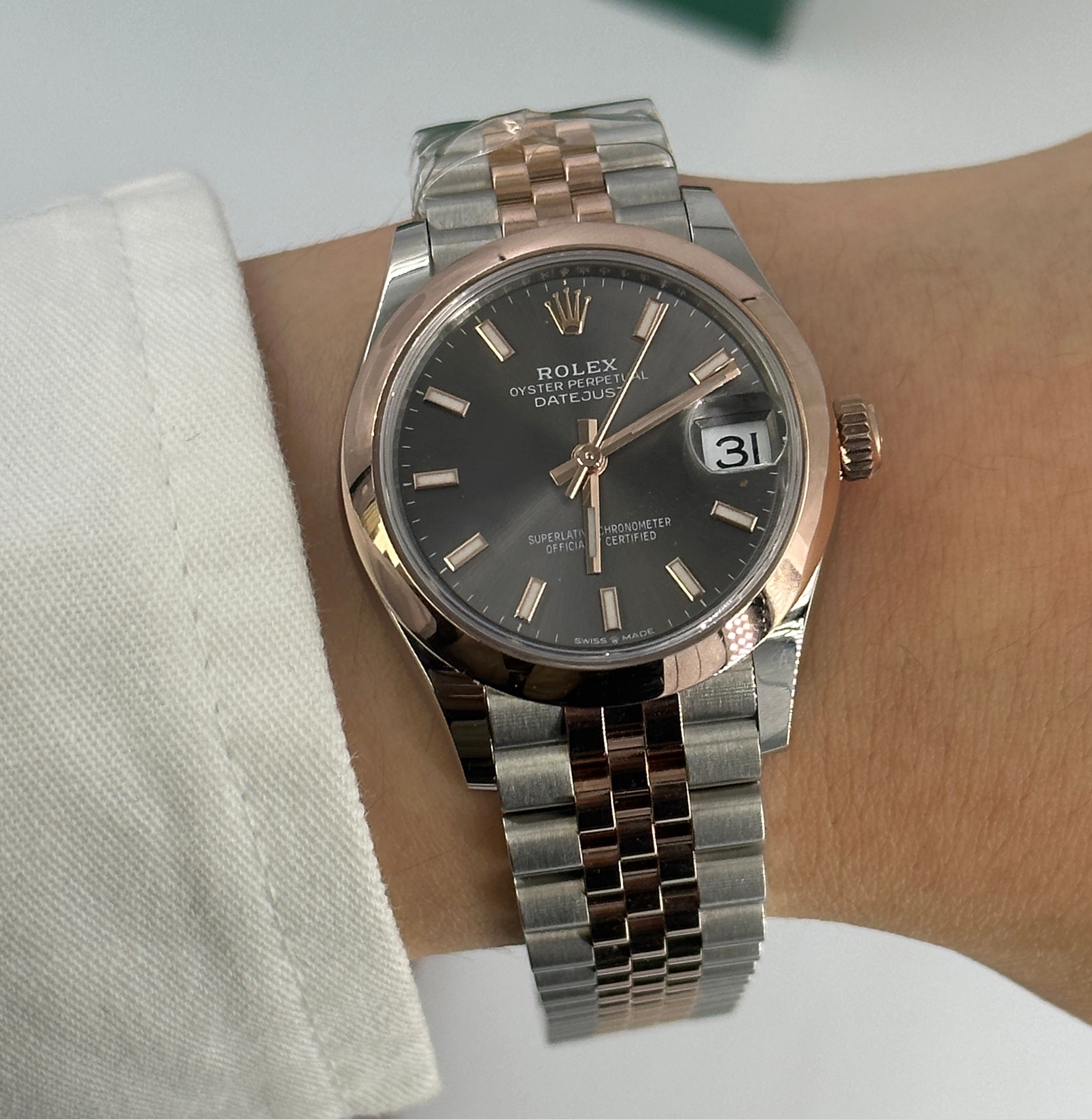 Rolex Datejust 31 278241 Grau Index Jubilee 2024