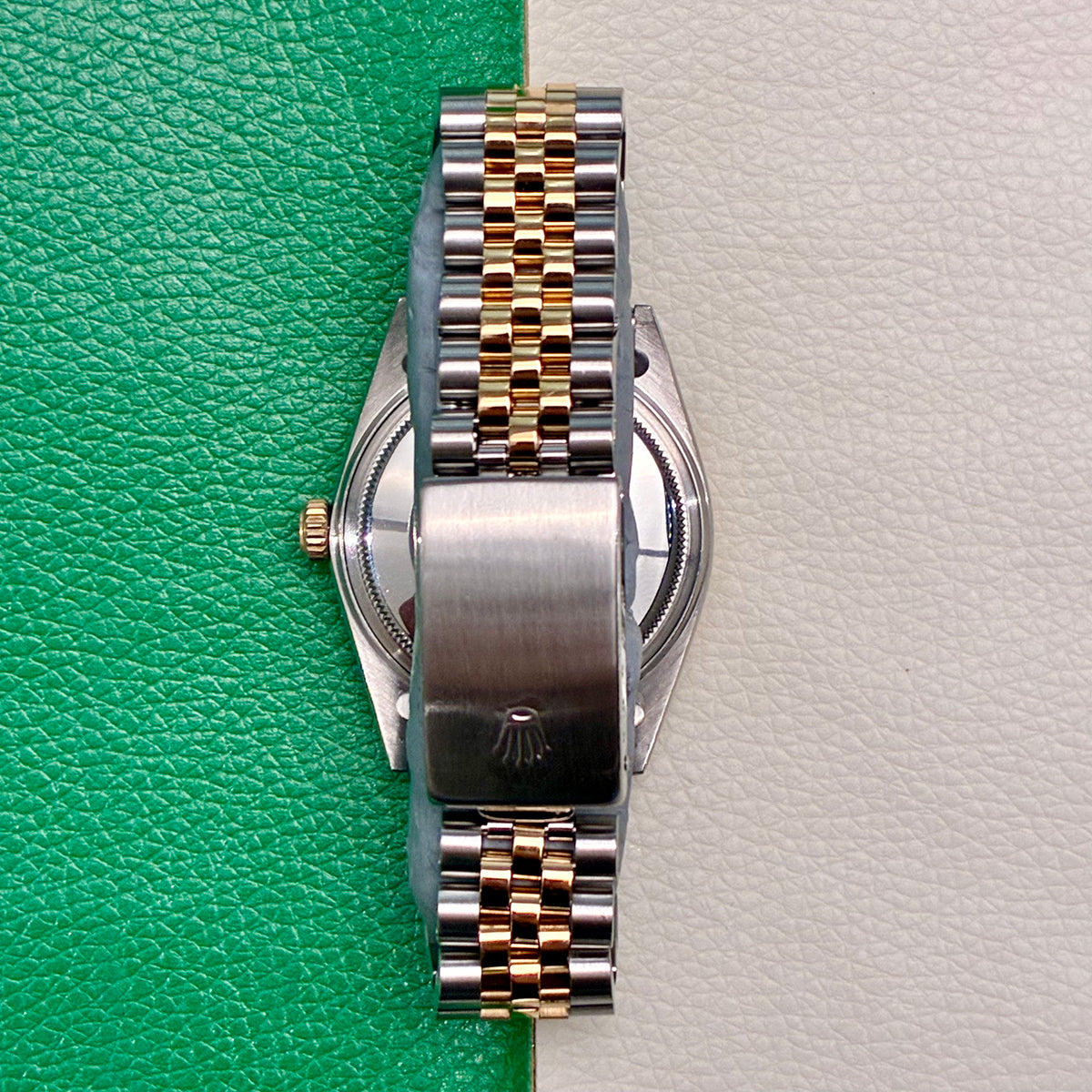 Rolex Datejust 36  16013 Champagne Diamond Jubilee 1986 Full Set-AAD
