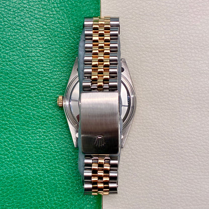 Rolex Datejust 36  16013 Champagne Diamond Jubilee 1986 Full Set-AAD