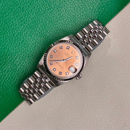 Rolex Datejust 31 68274 Salmon Diamond Jubilee 1999 Full Set-AAM