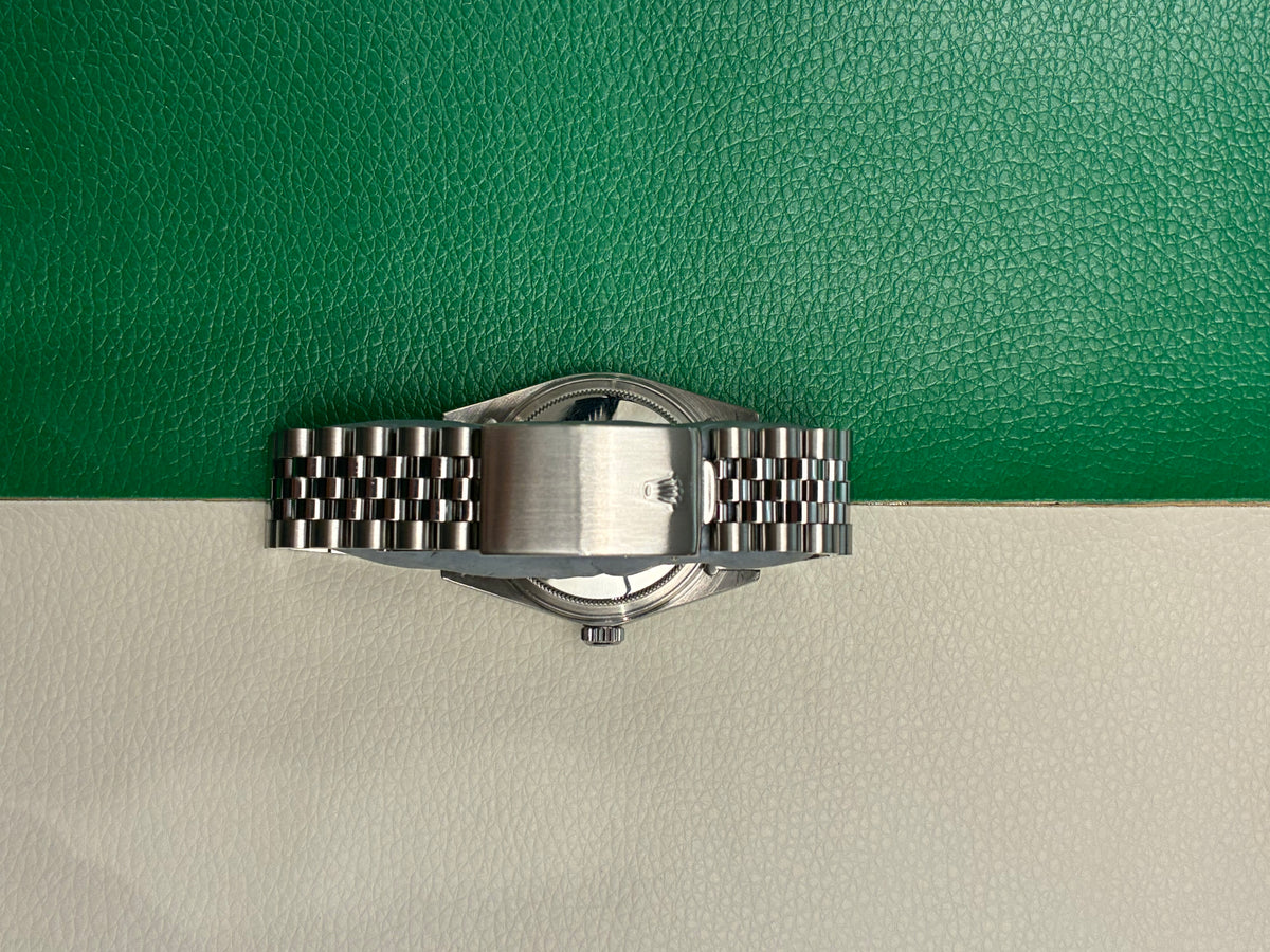 Rolex Datejust 36 16014 Silver Index Jubilee Full Set-AAG