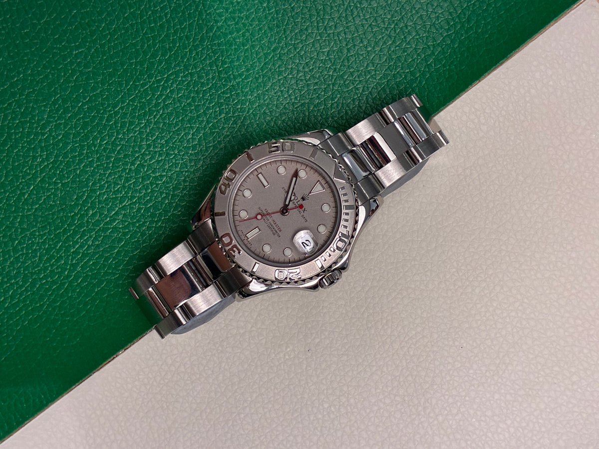 Rolex Yacht-Master 168622 Silver Dot Oyster 2000Full Set-AAX