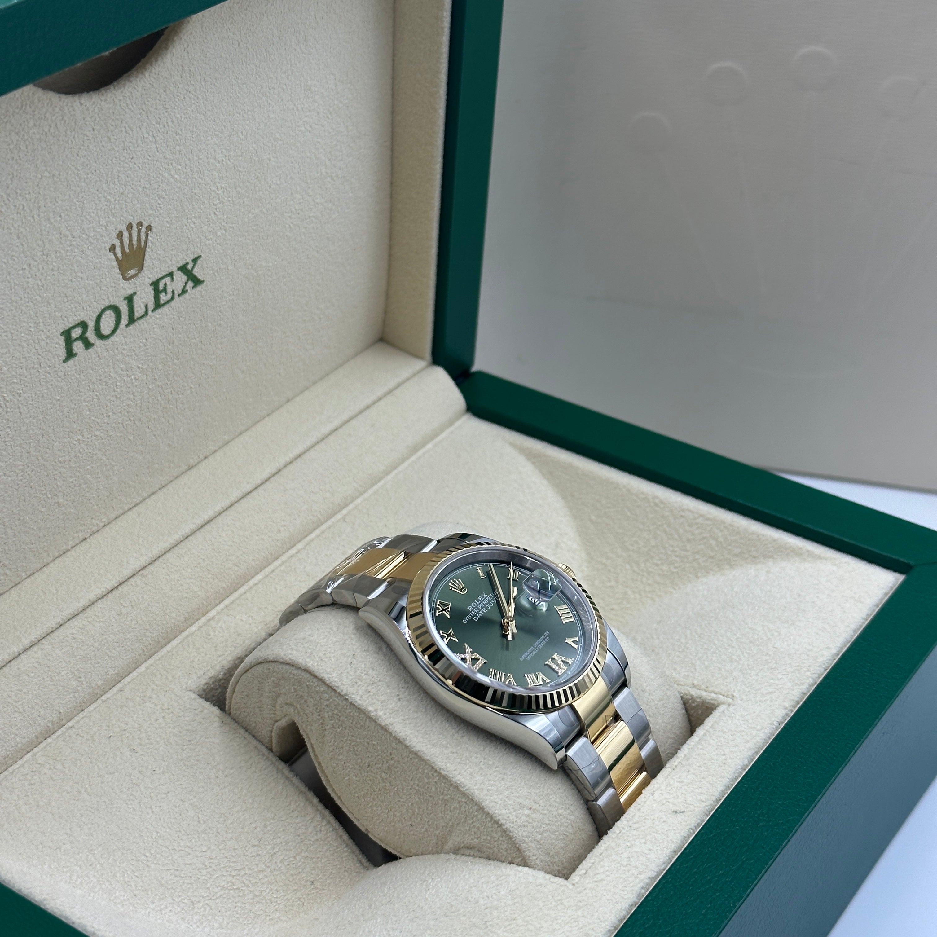 Rolex Datejust 36 126233 Grüne VIIX Oyster 2024