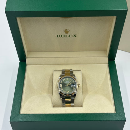 Rolex Datejust 36 126233 Grüne VIIX Oyster 2024