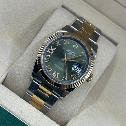 Rolex Datejust 36 126233 Grüne VIIX Oyster 2024