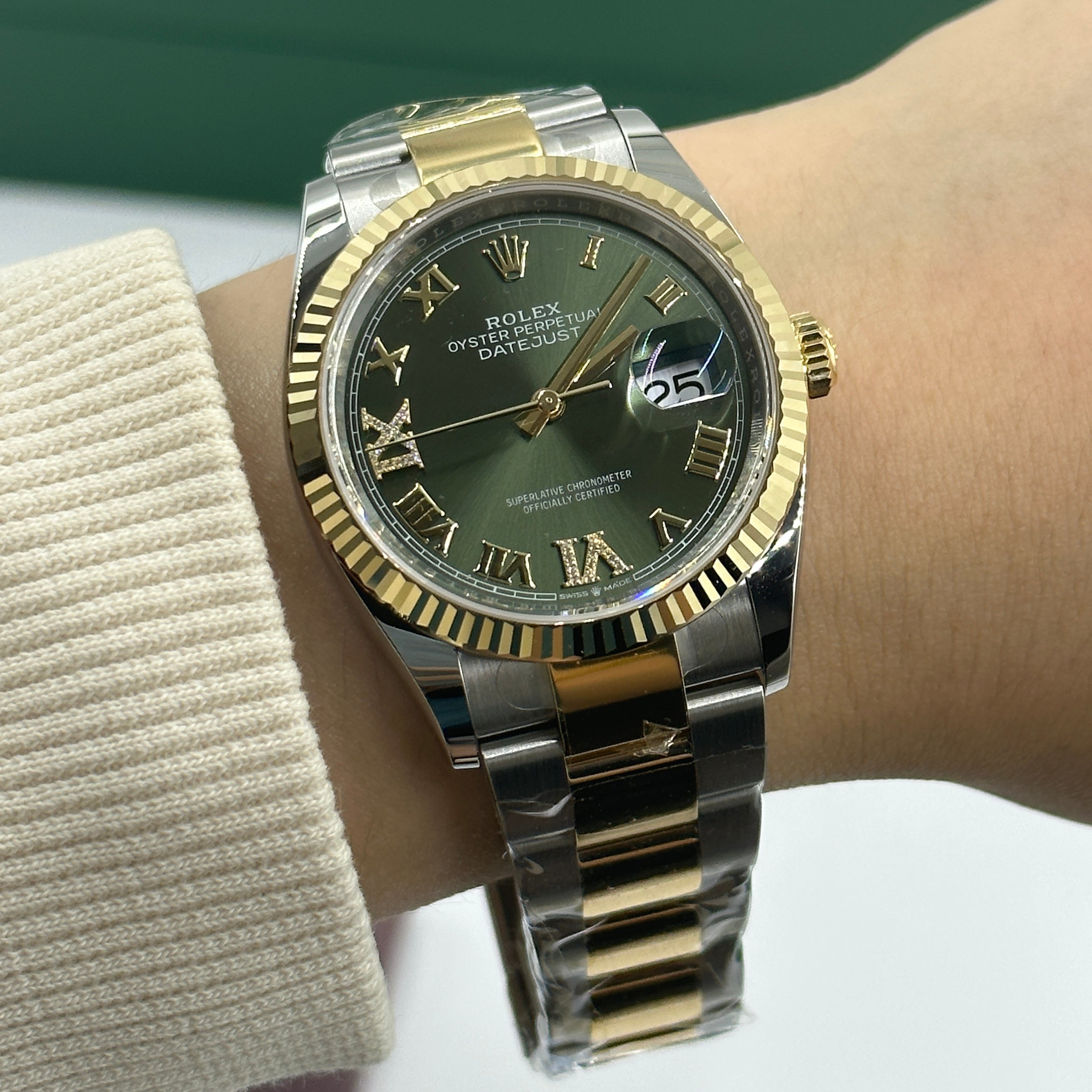 Rolex Datejust 36 126233 Green VIIX Oyster 2025