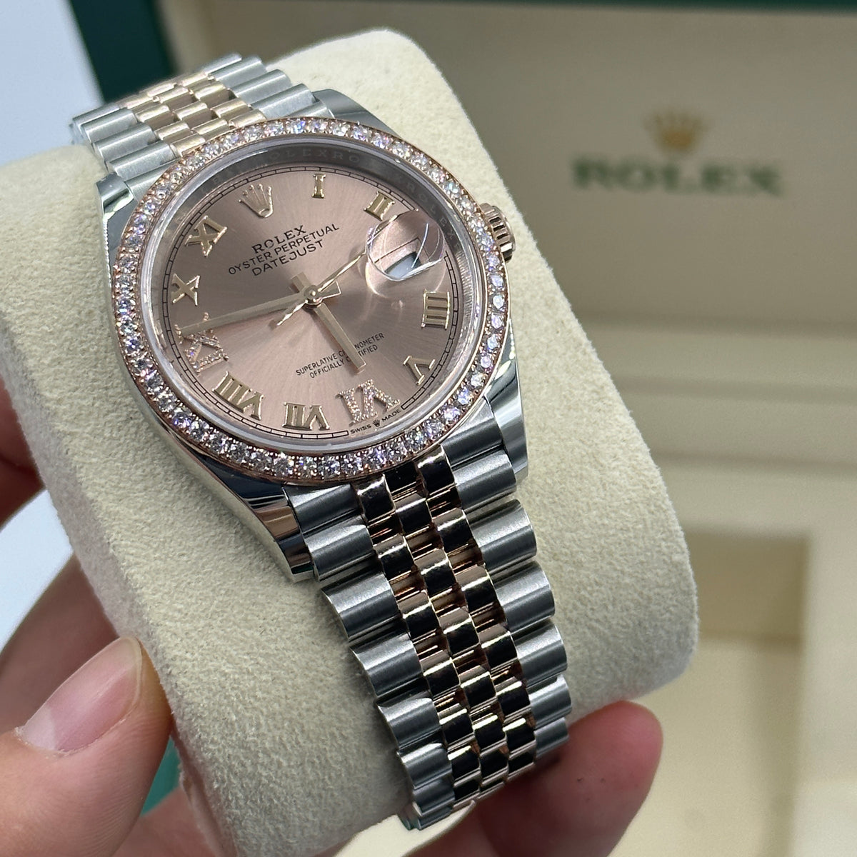 Rolex Datejust 36 126281RBR Pink Roman Dial Jubilee 126281RBR-0015 2026