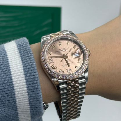 Rolex Datejust 36 126281RBR Pink Roman Dial Jubilee 126281RBR-0015 2026